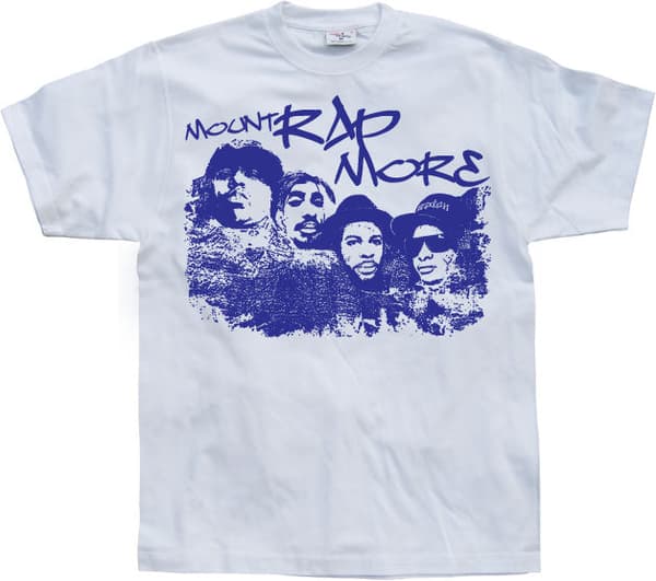 Mount Rapmore T-Shirt Large / White