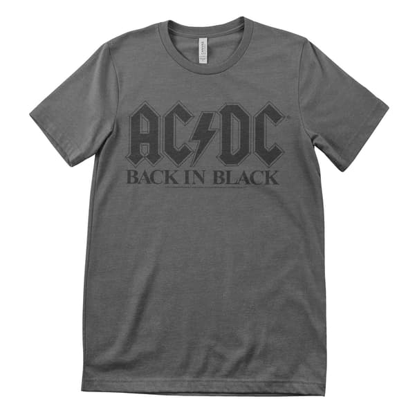 AC/DC Back In Black T-Shirt Medium / DarkGrey