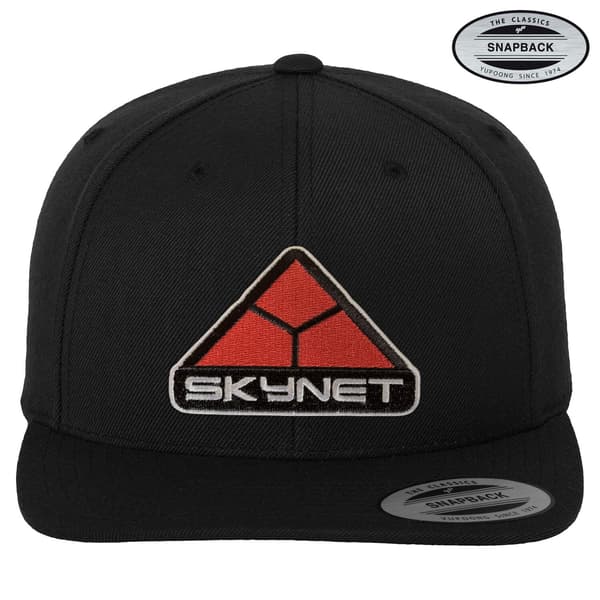 Skynet Premium Snapback Cap Adjustable / Black
