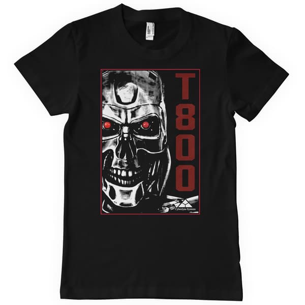T-800 Machine T-Shirt Medium / Black