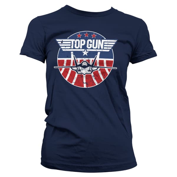 Top Gun Tomcat Girly Tee Small / Navy