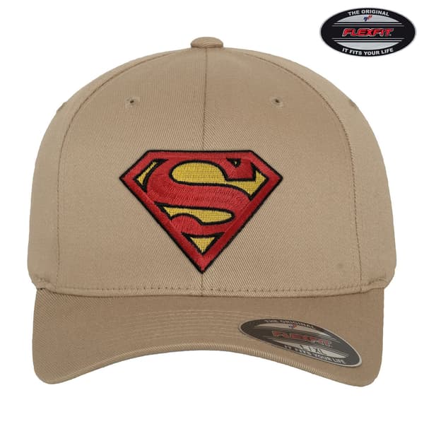 Superman Flexfit Cap S/M / Khaki
