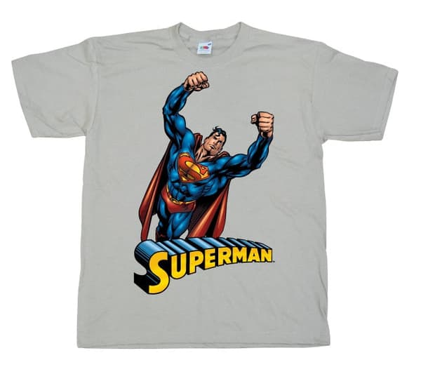 Superman Flying T-Shirt Medium / Khaki