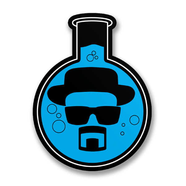 Heisenberg Flask Sticker