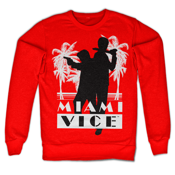Miami Vice Silhuettes Sweatshirt Medium / Red