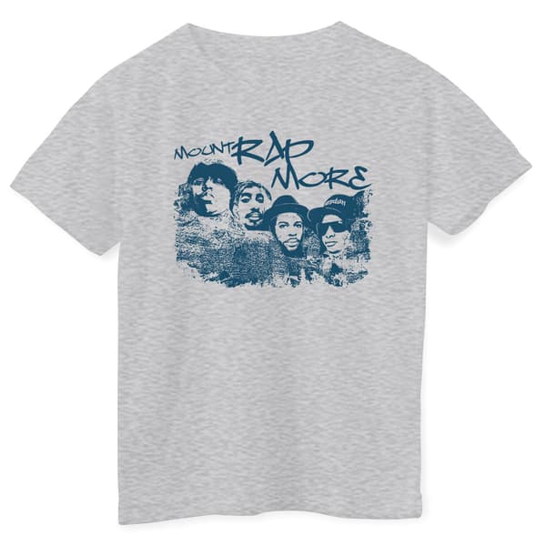 Mount Rapmore Kids Tee 4Years/YXS / HeatherGrey