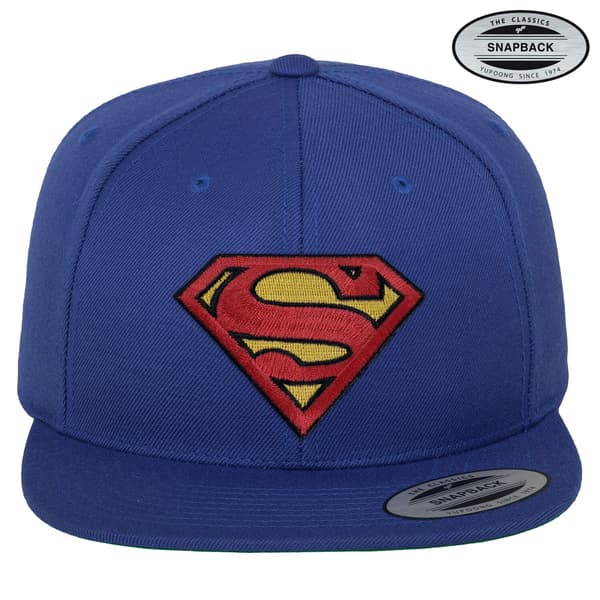 Superman Premium Snapback Cap Adjustable / Blue