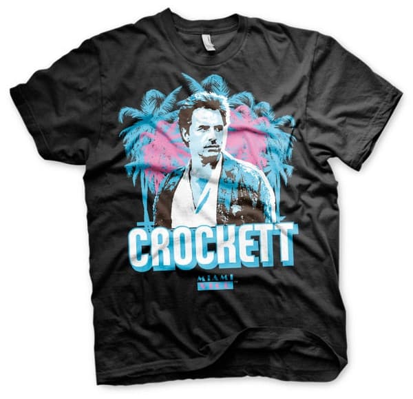 Crockett Palms T-Shirt Medium / Black