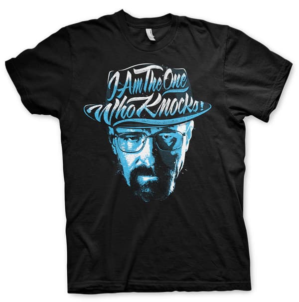 I Am The One Who Knocks T-Shirt Medium / Black