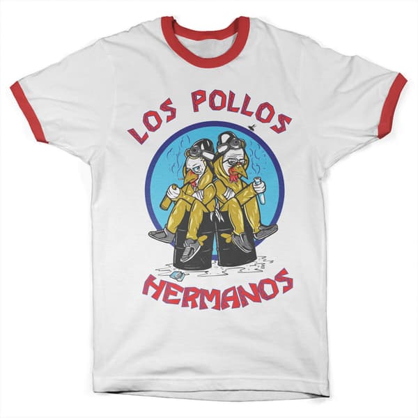 Walter & Jesse Hermanos Ringer Tee X-Large / WhiteRed