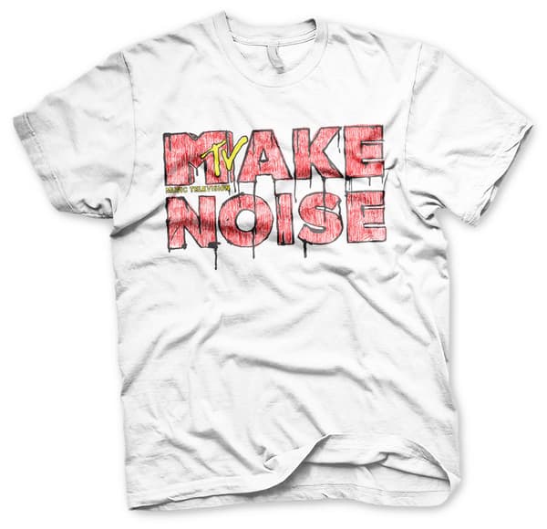 Make Noise - MTV T-Shirt Medium / White