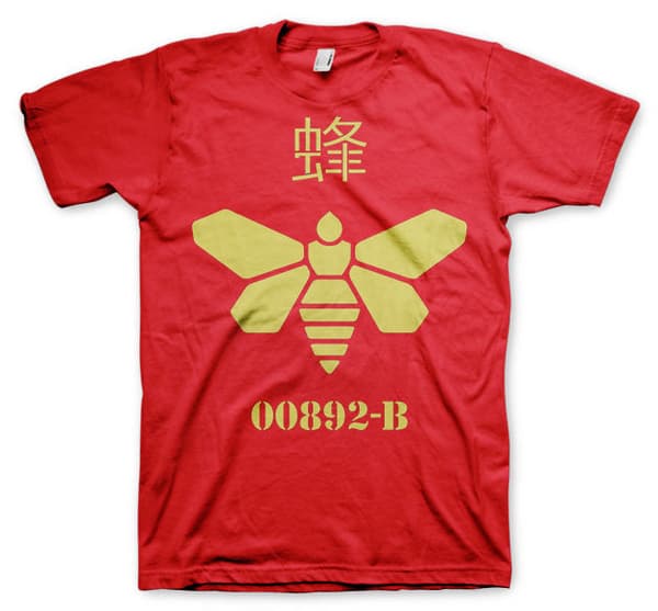 Methlamine Barrel Bee T-Shirt Medium / Red