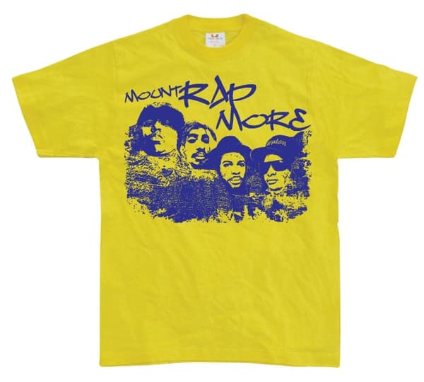 Mount Rapmore T-Shirt Medium / Yellow