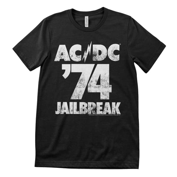AC/DC ´74 Jailbreak T-Shirt Small / Black