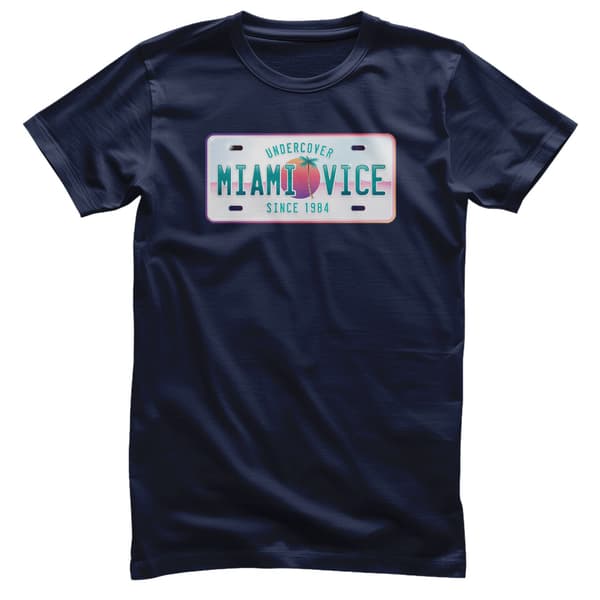 Miami Vice - Undercover Since 1984 T-Shirt Medium / Navy