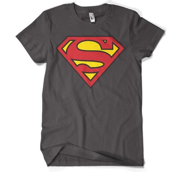 Superman Shield T-Shirt Medium / DarkGrey