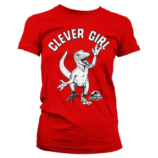 Clever Girl - Girly Tee Medium / Red