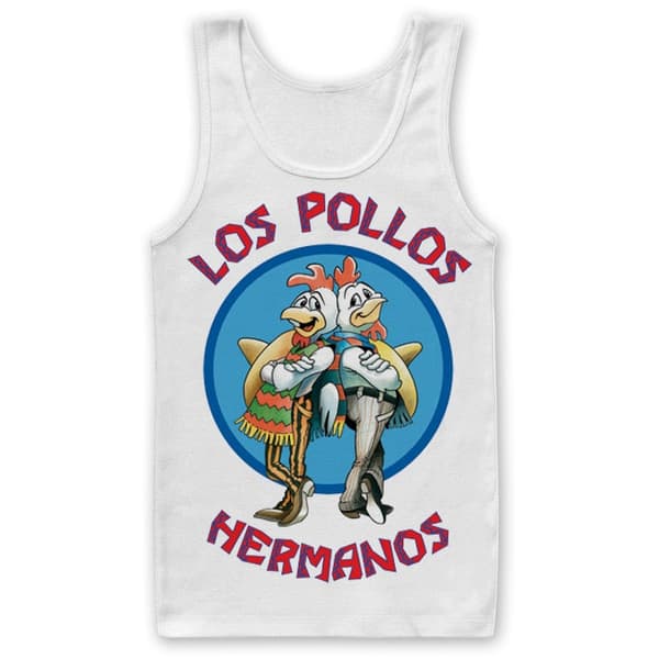 Los Pollos Hermanos Tank Top Medium / White