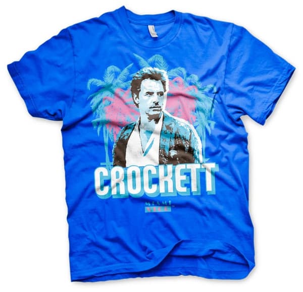 Crockett Palms T-Shirt Medium / Blue