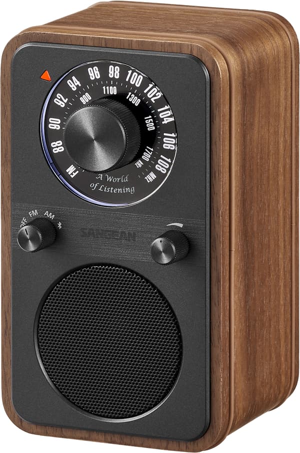 Sangean WR-9 FM-radio med Bluetooth, valnöt
