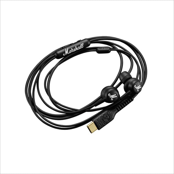 Marshall Mode USB-C öronsnäckor, svart