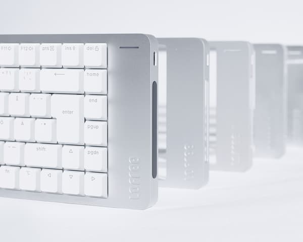 Lofree Flow 2 100 Kailh Void Silent Linear mekaniskt tangentbord, vit