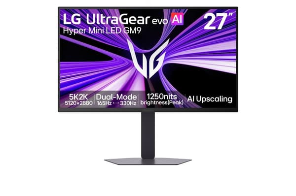 LG UltraGear evo AI GM9 27" Hyper Mini LED 5K-skärm