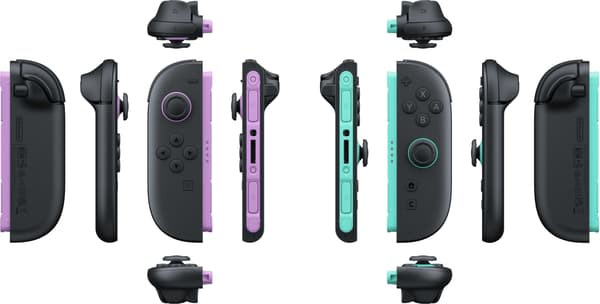 Nintendo Joy-Con 2 Par spelkontrollpar, lila och ljusgrön, Switch 2