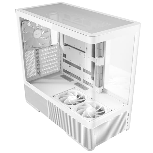 Antec C6 Curve Air Mid-Tower ATX-chassi, vit