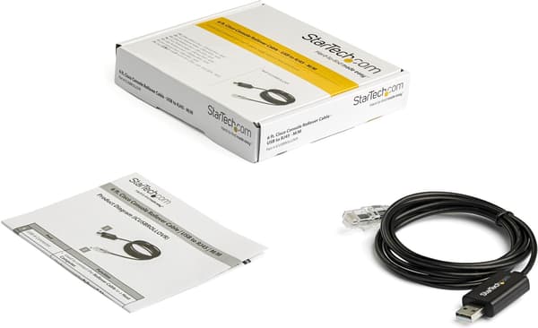 StarTech USB (hane) / RJ-45 (hane), svart 1,8 m
