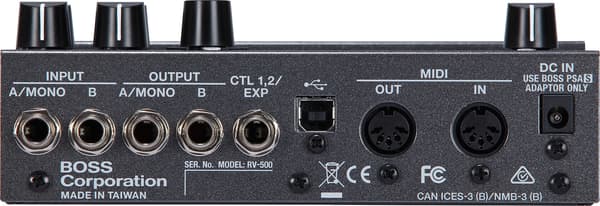 Boss RV-500 rymdprocessorn