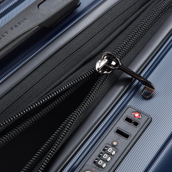 Delsey Elegance Expanderbar 66 cm resväska, blå
