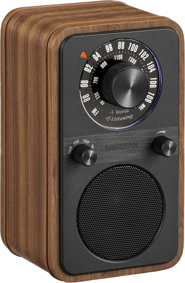 Sangean WR-9 FM-radio med Bluetooth, valnöt