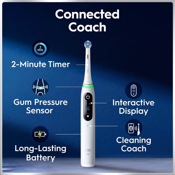 Oral-B iO6 eltandborste, grå + resefodral