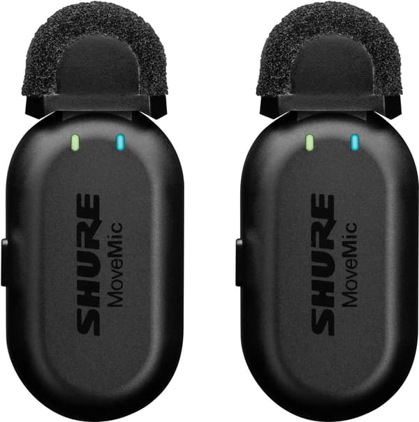 Shure MoveMic Two -trådlöst mikrofonssystem