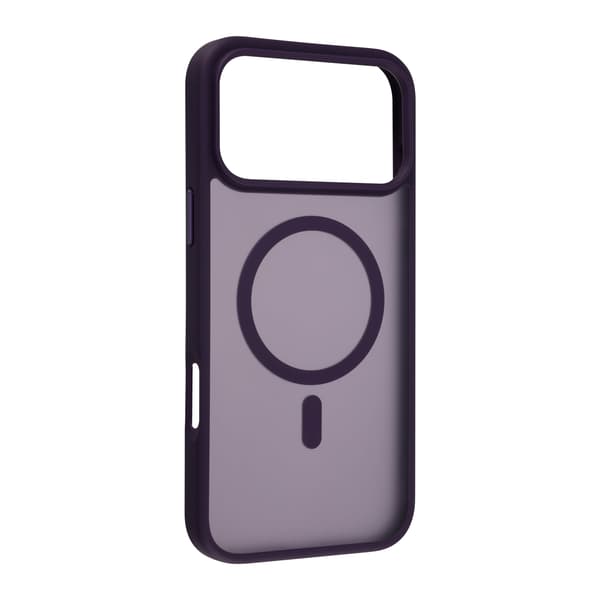 FoneKit MagSafe-kompatibelt Soft Touch skyddsfodral, iPhone 17 Pro Max, lila