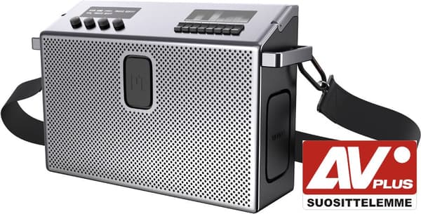 Mondo Speaker -Bluetooth-högtalare, silver/svart