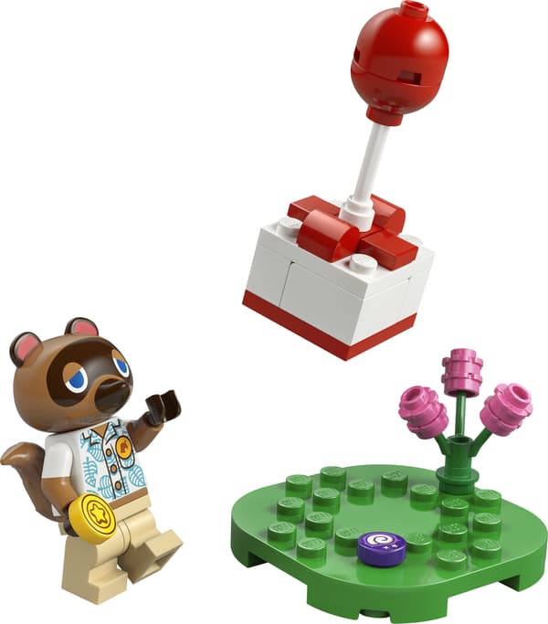 LEGO Animal Crossing 30731 Tom Nook och flygande present