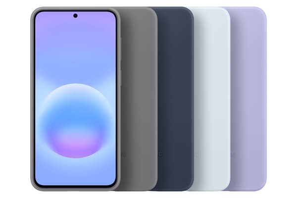 Samsung A57 Silikonskal skyddsfodral, grå