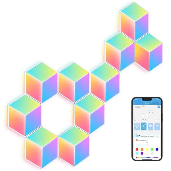 Govee Glide Hexa Pro LED-ljuspaneler, 10 paneler
