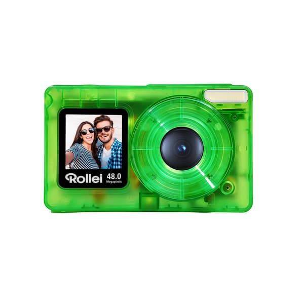 Rollei Compactline Pocket Transparent digitalkamera, grön