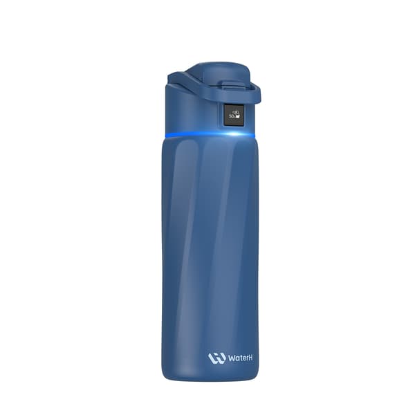 WaterH BOOST Chug Lock smartdryckesflaska, 710 ml, Magnetite Blue