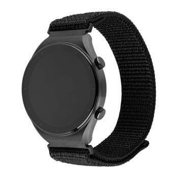 Fast smartwatch nylonrem, 20 mm, sort