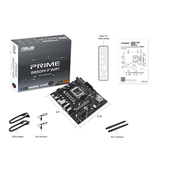 Asus PRIME B850M-F WIFI moderkort