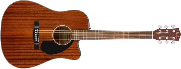Fender CD-60SCE -elektroakustisk gitarr, All-mahogany
