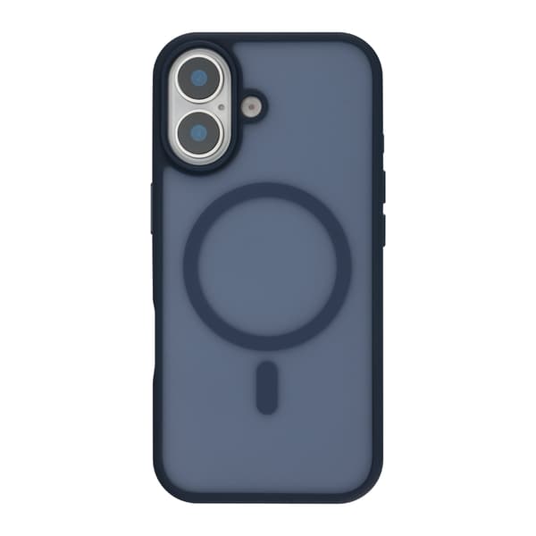 FoneKit MagSafe-kompatibelt Soft Touch skyddsfodral, iPhone 17, midnattsblå