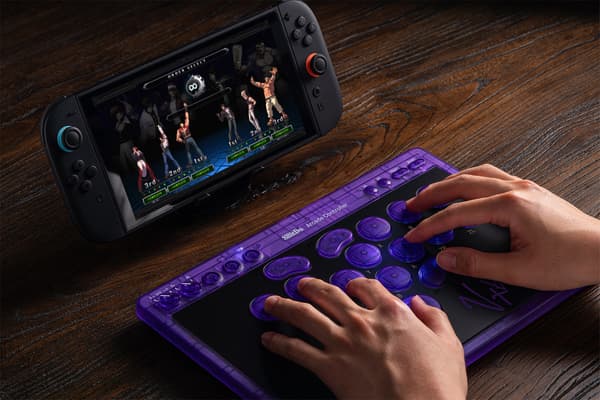 8BitDo Arcade Controller PC/Switch, lila
