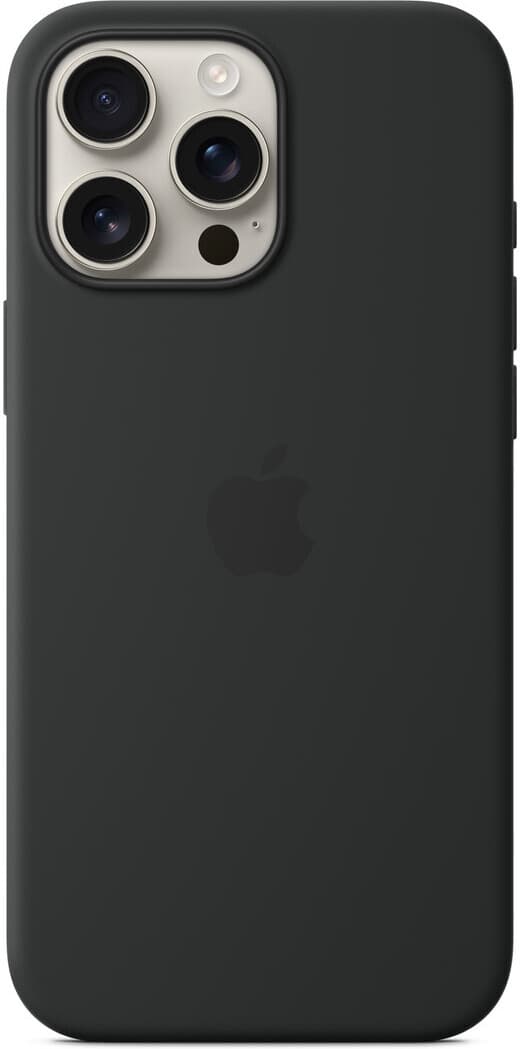 Apple iPhone 16 Pro Max silikonskal med MagSafe, svart