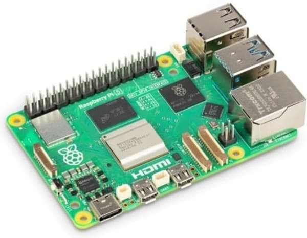 Raspberry Pi 5 2 GB enkortsdator