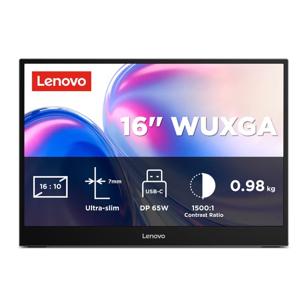 Lenovo L16 16" bärbar bildskärm